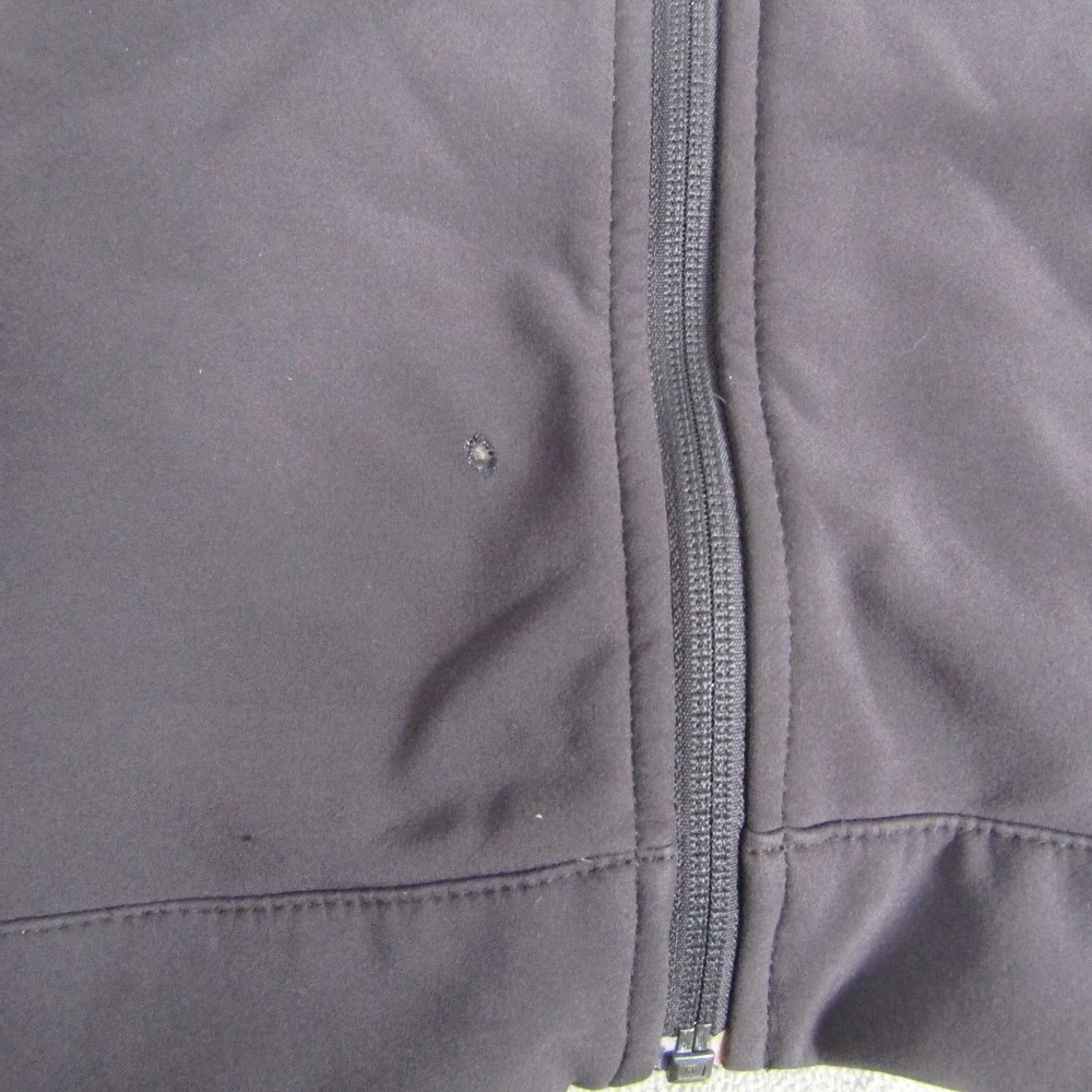 The North Face Apex Jacket Mens Large‎ Black Softshell Fleece Lined Outdoors